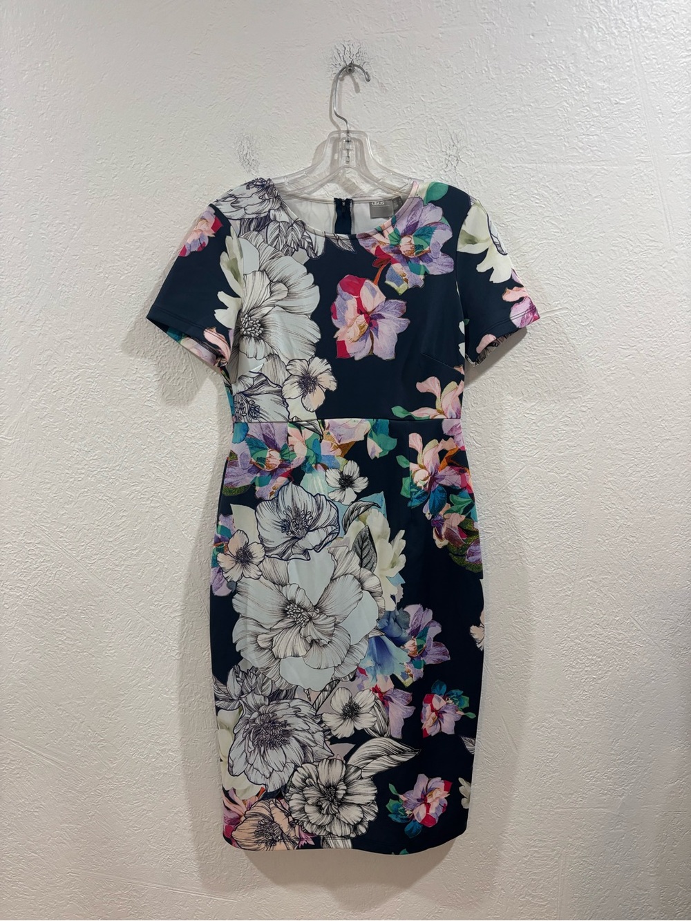 ASOS Bodycon Floral Scuba Midi Dress